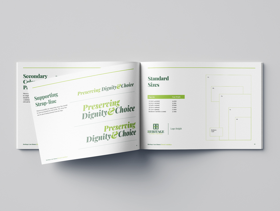 Heritage Care Homes Brand Guidelines
